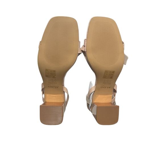 New! Aldo Shenna Strappy Slingback Heeled Patent Sandals - Size 9 - Picture 10 of 12